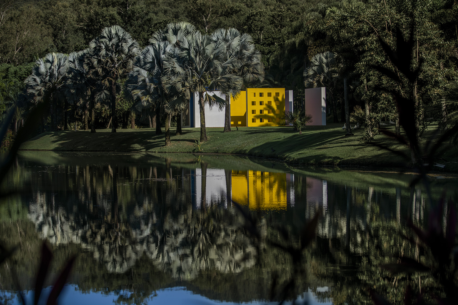 Paisagem do Instituto Inhotim em Brumadinho